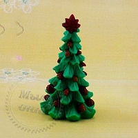 Silicone mold Christmas tree with cones, 3D