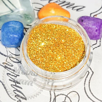 Glitter hexagon Gold neon 209N, 1 kg