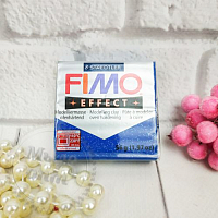 Полімерна глина FIMO Effect, з блискітками синій