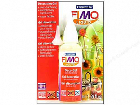 Купить Прозрачная многофункциональная жидкая пластика Фимо Гель FIMO Liquid 10 мл пробник в Украине