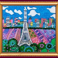 Magnet kit for embroidery with beads Paris