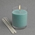 Reinforced wick for loose candles, 10 pcs, photos, reviews, use
