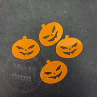 Sequins Halloween pumpkin 19 mm, 2 g