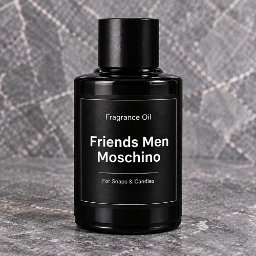 Friends Men Moschino Fragrance Oil 100 ml Mylo Opt global supplier Friends Men Moschino Fragrance Oil 100 ml cosmetic ingredient Mylo Opt