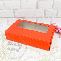 Techno Red box with window