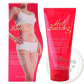 Купить Антицеллюлитный скраб для тела Missha Hot Burning Salt Body Scrub, 180 мл в Украине