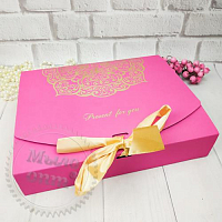 Box Stylish Fuchsia Embossed