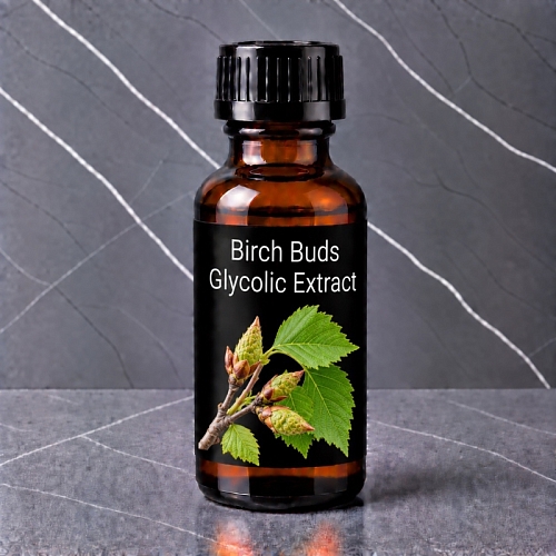 Birch Buds Glycolic Extract 25 ml cosmetic ingredient Mylo Opt
