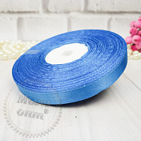 Blue Atlas ribbon, width 10 mm, 100 m