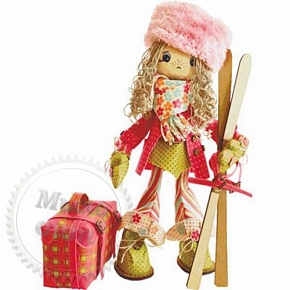 Купить Набор для шитья игрушек-кукла Лыжница в Украине