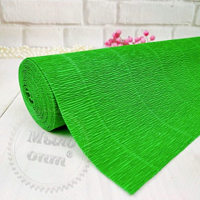Купить Креп бумага Зеленый 50 см, 2.5 м в Украине