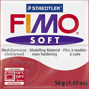 Купить Полимерная глина FIMO Soft, вишня в Украине