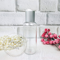 Flora bottle transparent 60 ml aluminum disc top