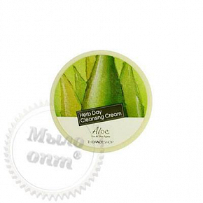 Купить Крем для снятия макияжа с алоэ The Face Shop Herb Day Cleansing Cream Aloe в Украине