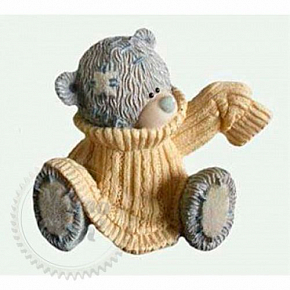 Купить Форма силиконовая Тедди в свитере 3D Люкс в Украине