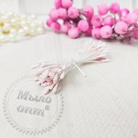 Купить Тычинки средние лаковые 2,5мм, нежно розовый в Украине