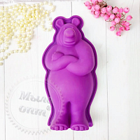 Mold silicone portioned Bear medium