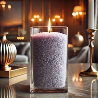 Lilac light candle wax, 1 kg