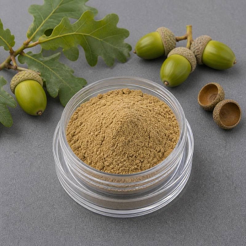 Oak Acorn Powder 50 g cosmetic ingredient Mylo Opt