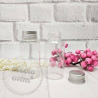 Bottle Berlin transparent 50 ml alum cap from 10 pcs