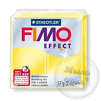 FIMO Effect polymer clay, transparent yellow