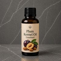 Unrefined Plum Kernel Oil 100 ml cosmetic ingredient Mylo Opt