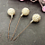 Ball with powder 15 mm on a wire, gold, photos, reviews, use