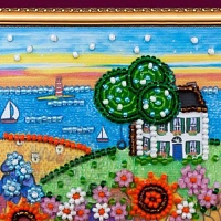 Set-magnet for embroidery with beads Hello sea cosmetic ingredient Mylo Opt
