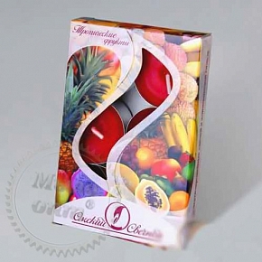 Купить Свеча ароматическая Тропические фрукты, 1 шт в Украине