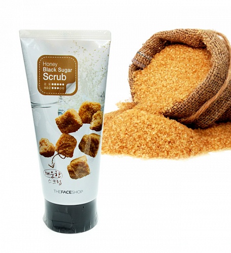 Пілінг-скраб з чорним цукром Honey Black Sugar Scrub, 120 мл, фото, відгуки, використання