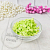 Decorative pebbles Light green 4-8 mm, 600 gr, photos, reviews, use