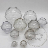 Plastic form for candles Ball small