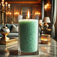 Pastel Green Candle Wax, 1 kg