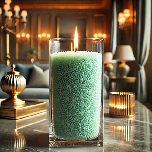 Pastel Green Candle Wax, 1 kg, photos, reviews, use