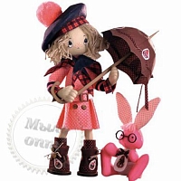 Sewing kit for toy-doll Chocolate Girl Baby