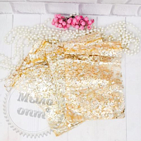 Organza pouch 20х30cm, gold