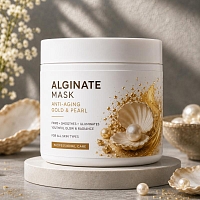 Альгінатна маска проти старіння Золото і Перли 200 гр