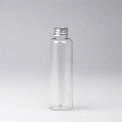 Gloria bottle 150 ml transparent with aluminum cap from 10 pcs cosmetic ingredient Mylo Opt
