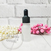 Sydney frosted bottle, 10 ml plastic pipette from 100 pcs