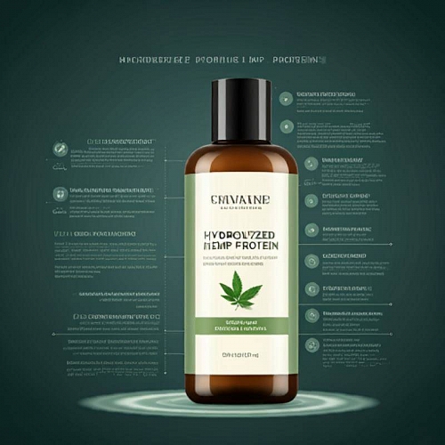 Hydrolyzed Hemp Protein, 1 л