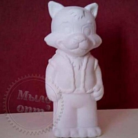 Plaster of Paris figurine Gray wolf