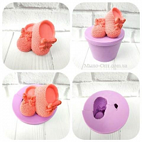 Silicone mold 3D Booties