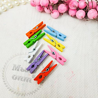 Clothespin Colored 2.5 cm