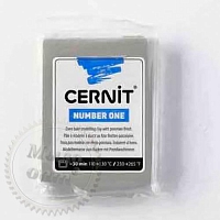 Купить Полимерная глина Цернит Cernit (Бельгия) 56 г. NumberOne серый 150 в Украине