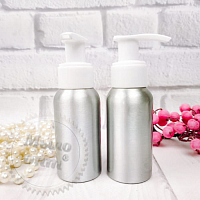 Bottle Silver 50 ml with soap dispenser from 10 pcs