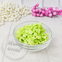 Decorative pebbles Light green 4-8 mm, 600 gr