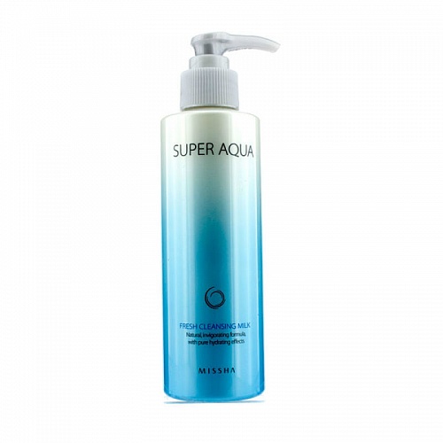 Super Aqua Fresh Cleansing Milk, 190 ml, photos, reviews, use