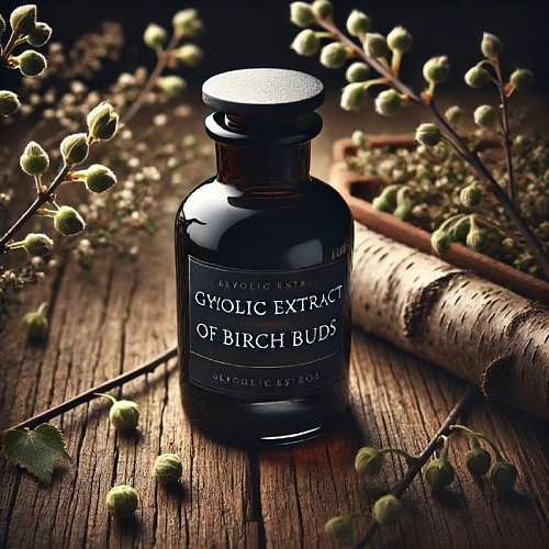 Birch Buds Glycolic Extract 25 ml cosmetic ingredient Mylo Opt