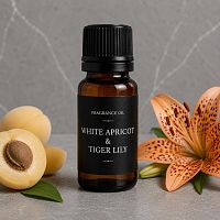 Fragrance Oil White Apricot and Tigrov Lily, 100 ml cosmetic ingredient Mylo Opt