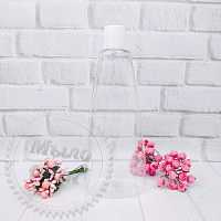 Trio bottle 300 ml transparent disc top from 100 pcs